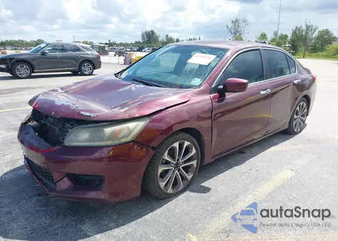 2014 Honda Accord Sport z USA, uszkodzony, nr VIN 1HGCR2F54EA189529
